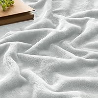 Vista 366 de BEDELITE Fleece Blanket White Throw Blanket for Couch & Bed, Luxury Plush Cozy Fuzzy Blanket 50" x 60", Super Soft Warm Lightweight Throw Blanket