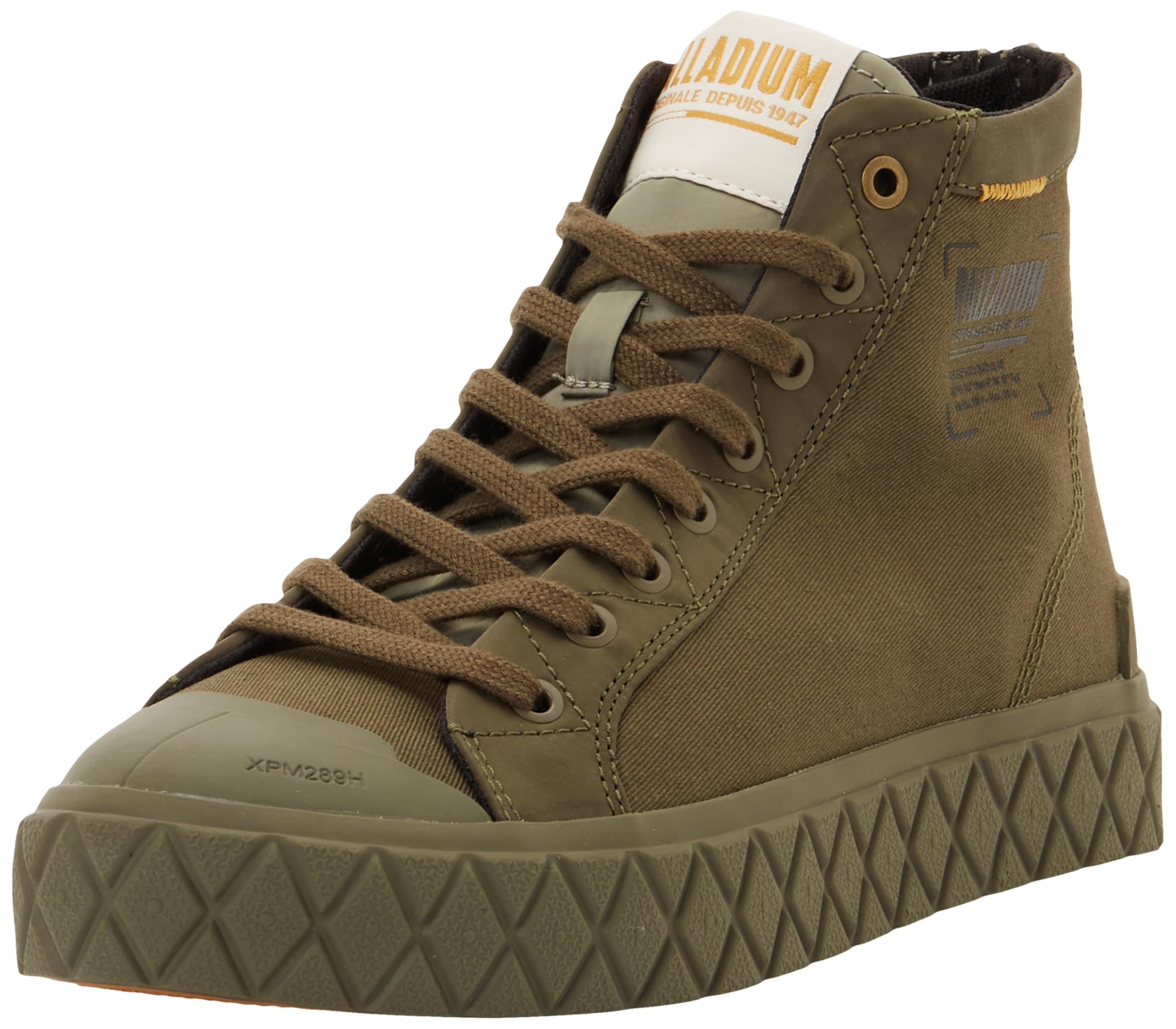 Palladium Unisex Palla Ace Detroit Sneaker, Green, 10.5 UK