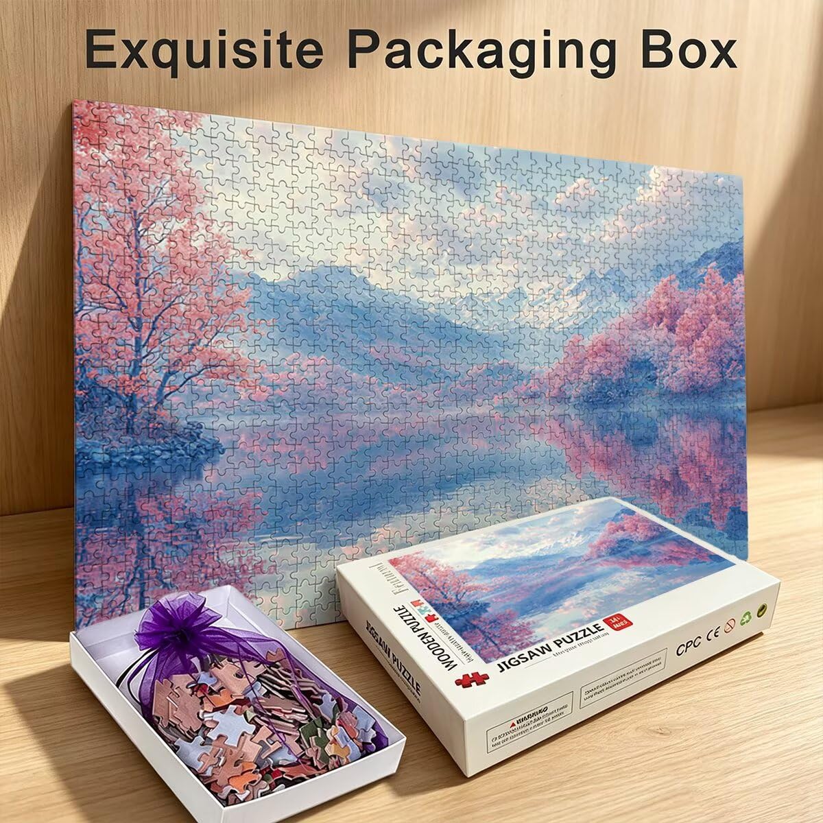 Puzzle 1000 Pezzi, Puzzle Paesaggio, Legno Pezzi, Regalo Donna Uomo -10788