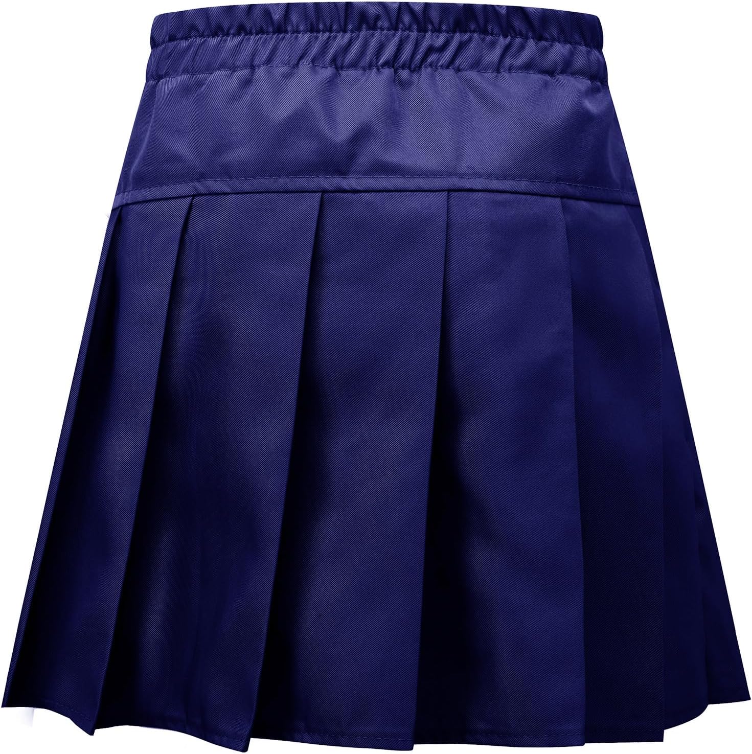 Skorts for Girls School Uniform Skirts Pleated Scooter Skirt with Shorts Pull On Kids Skort with Elastic Waistband