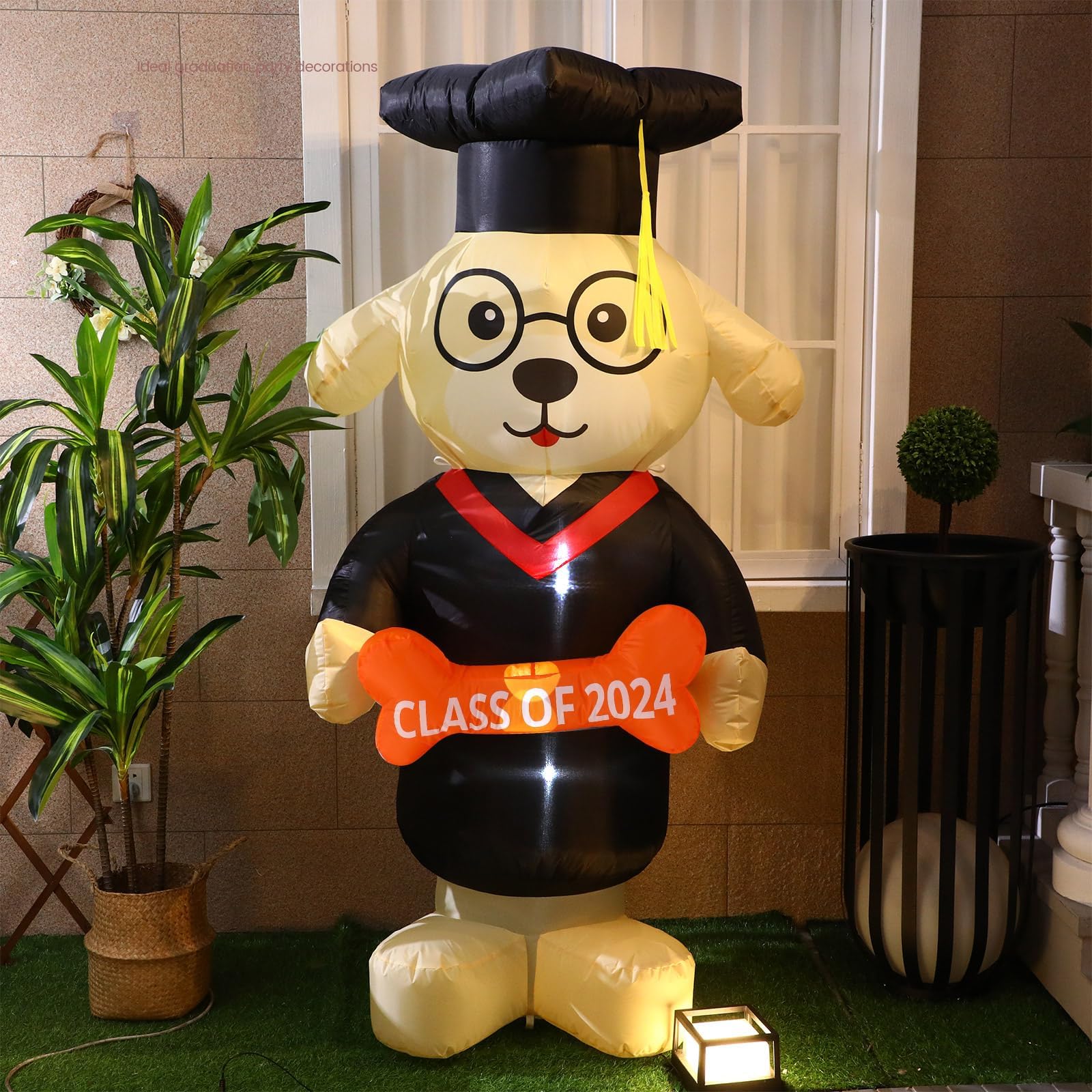 Amazon.com: ShinyRelief 6 ft Tall Graduation Decorations Inflatable Dog ...