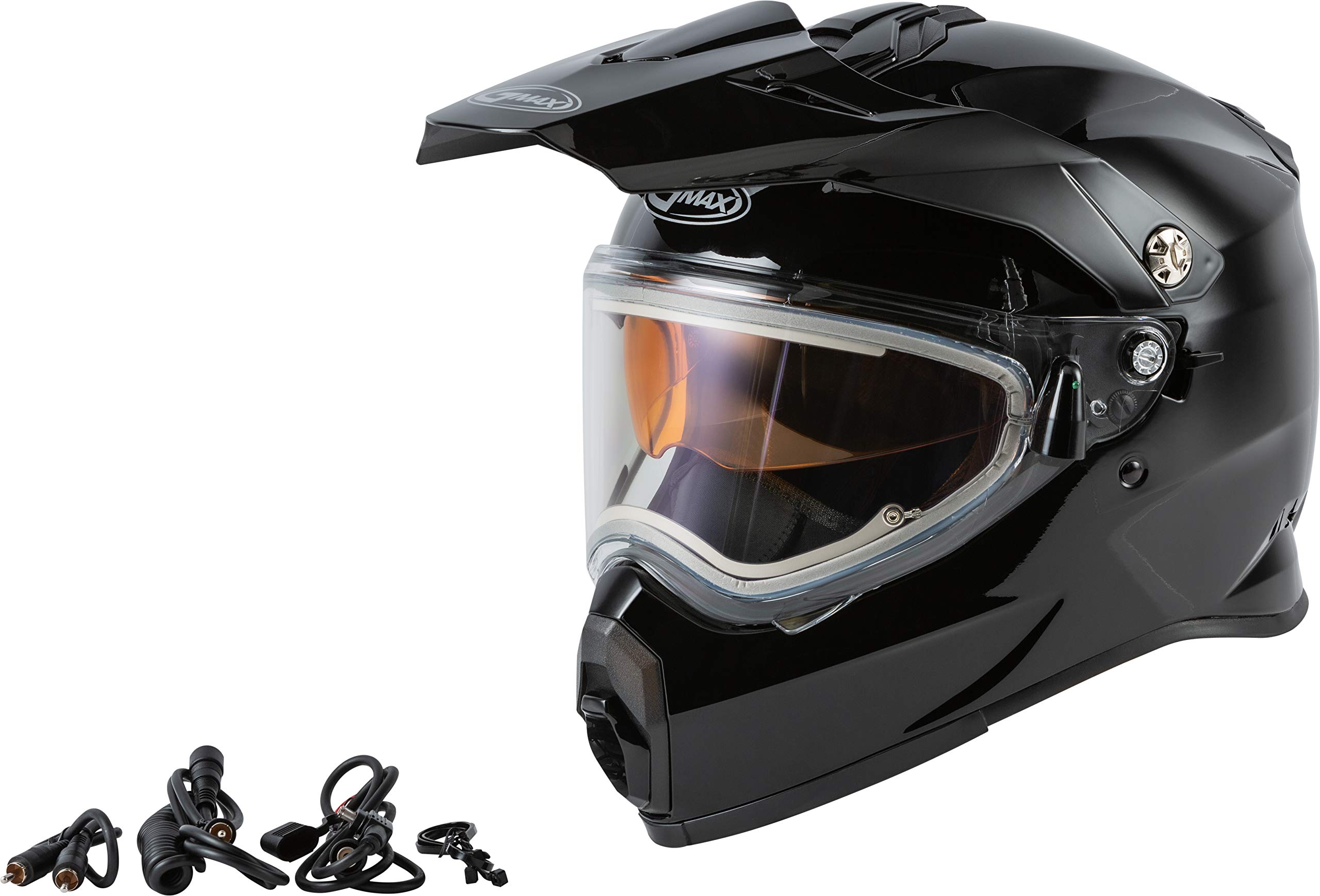 GMAXAT-21S Adventure Electrics Shield Snow Helmet (Black, XX-Large)