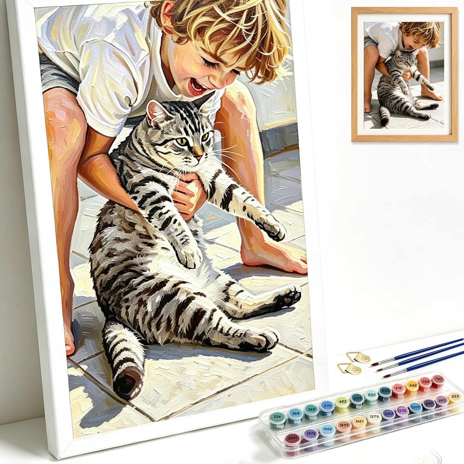 YUYUGO Paint by Numbers Personalised, Custom Paint by Numbers Kits