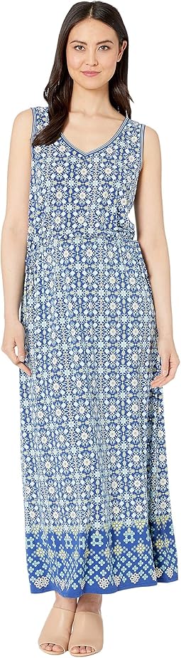 Navy/Yellow Mod Deco Vines