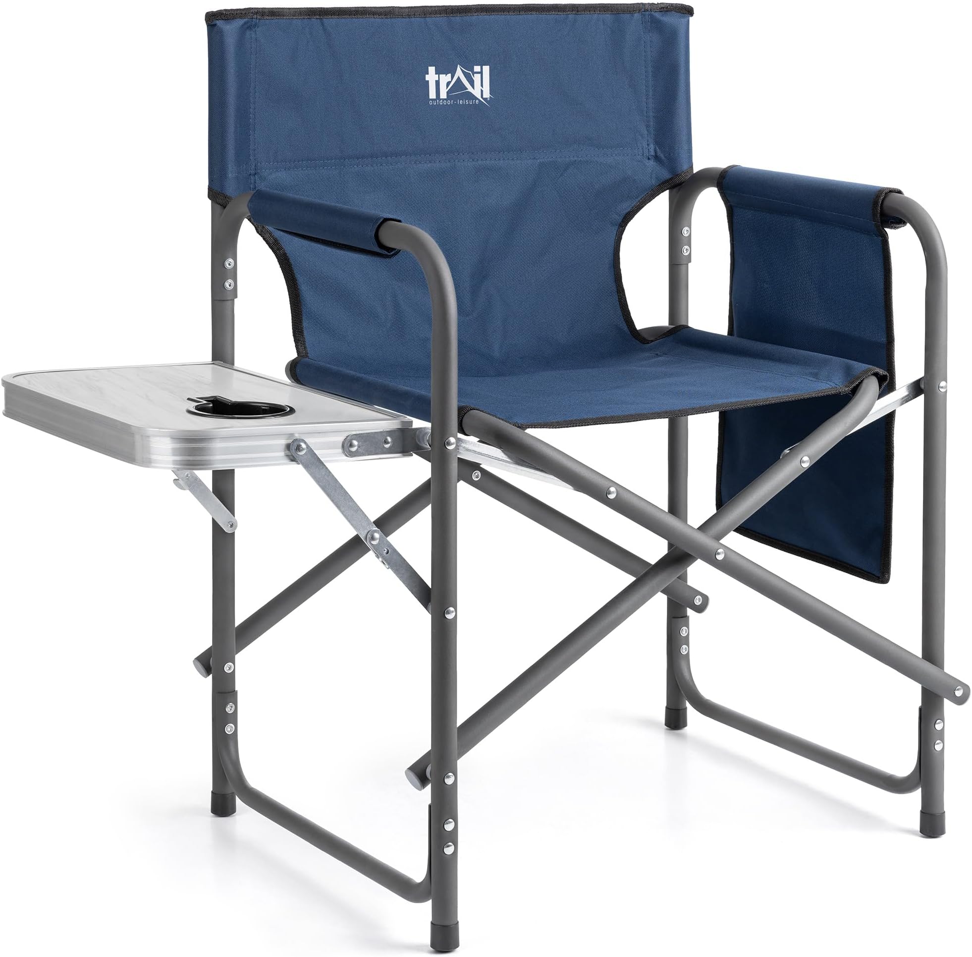 KingCamp Directors Chair Folding Camping Chairs for Adults with Side
