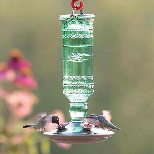 Miniatura 8 de Alimentador para colibrí Avant Garden en vidrio verde antiguo Beige