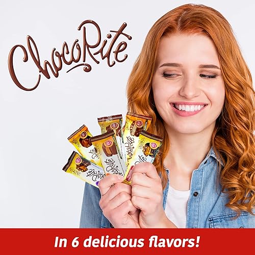 Miniatura 7 de ChocoRite - Caramelos crujientes de dieta - 16caja - alta fibra - baja en calorías - sin azúcar añadido