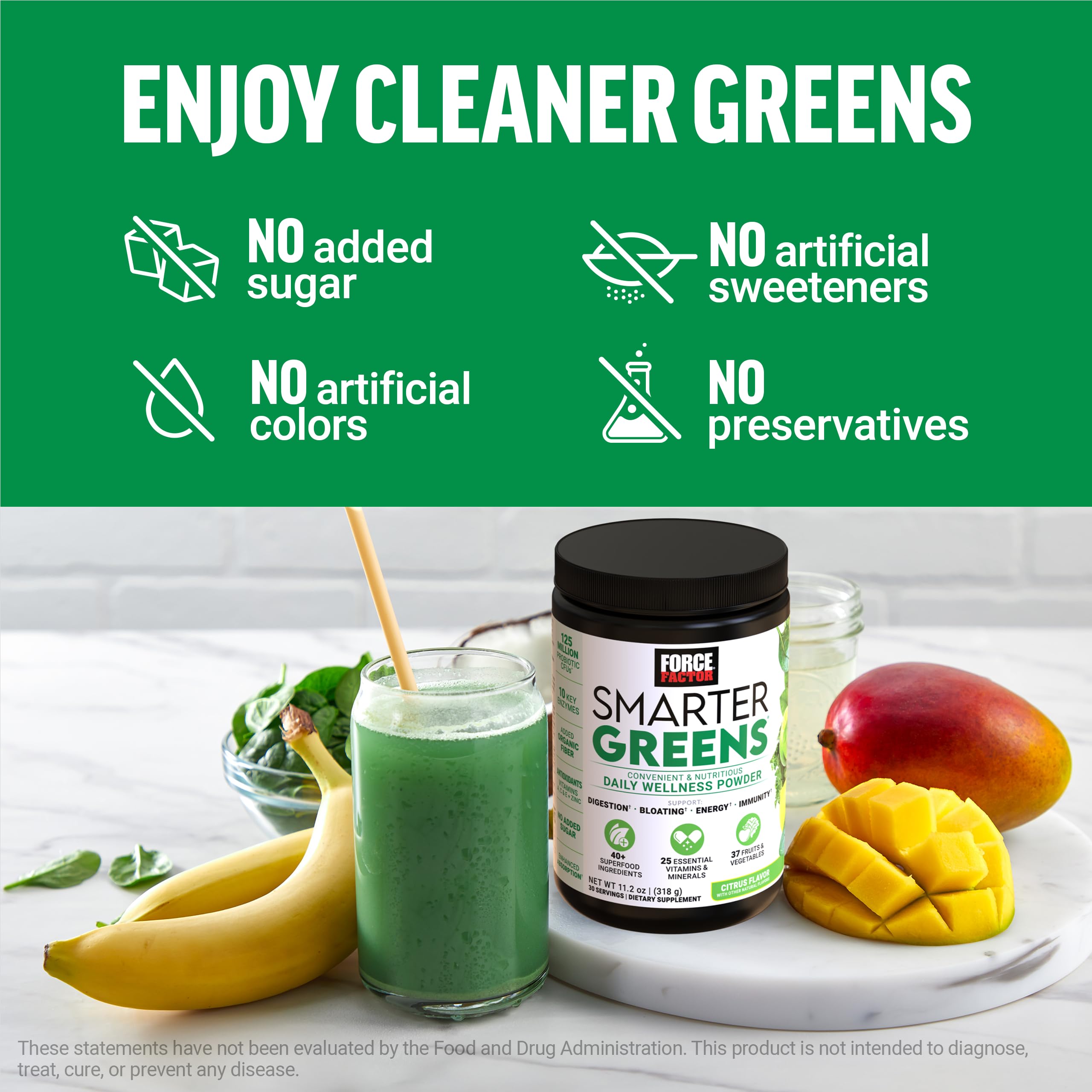 Force Factor Smarter Greens Daily Wellness Powder to Support Gut Health — Amazon image 9