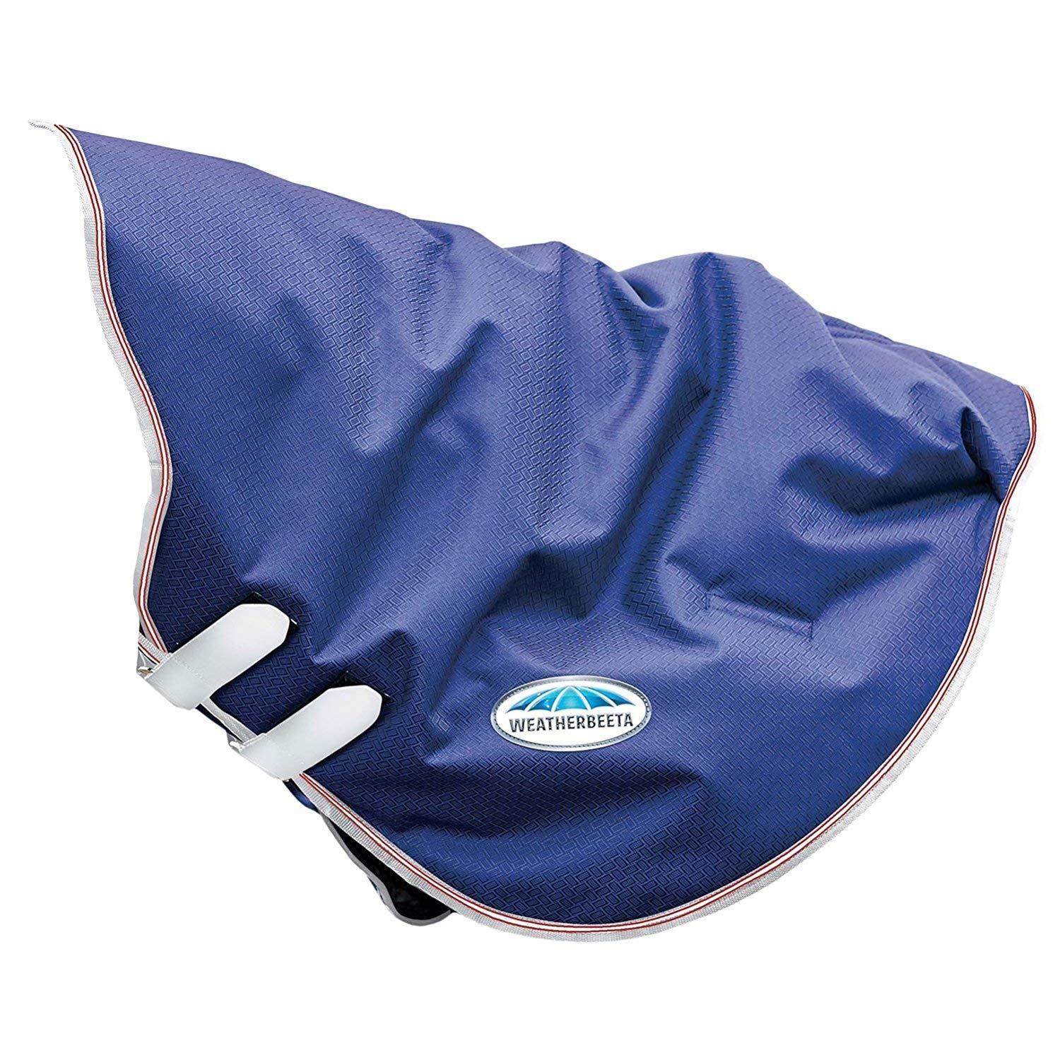 Weatherbeeta - Manta para Caballos Comfitec Essential (Pony) (Marino, Plateado, Rojo)