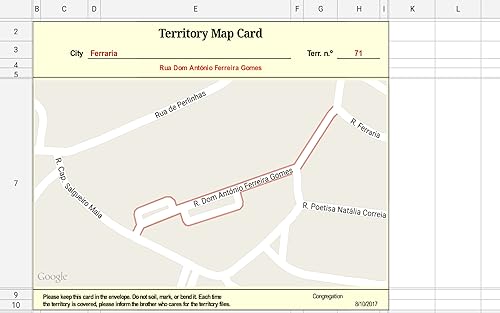 Congregation Territories
