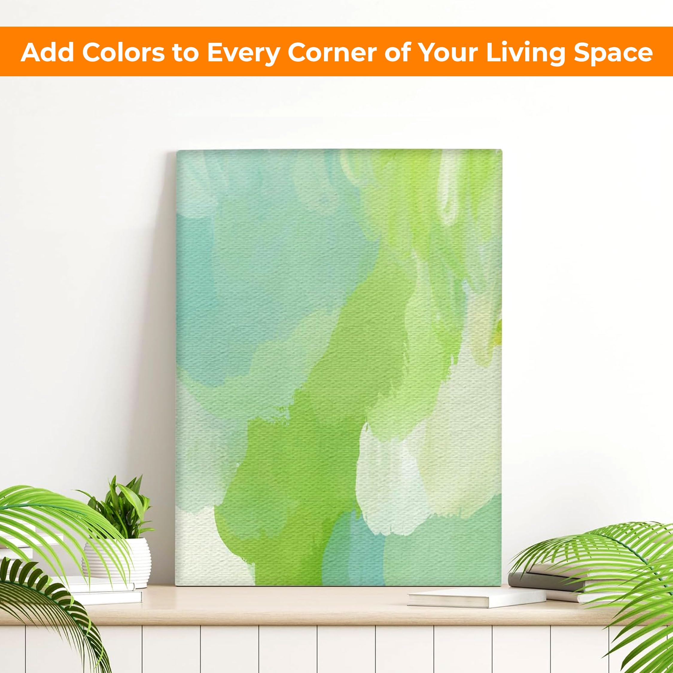 Trueflair Canvas Boards for Painting - Suitable for Acrylic, Gouache, Watercolour, Ink Painting, 100% Cotton Canvas, Art Supplies for Artists (8 x 10 Inches (Pack of 6)) 3