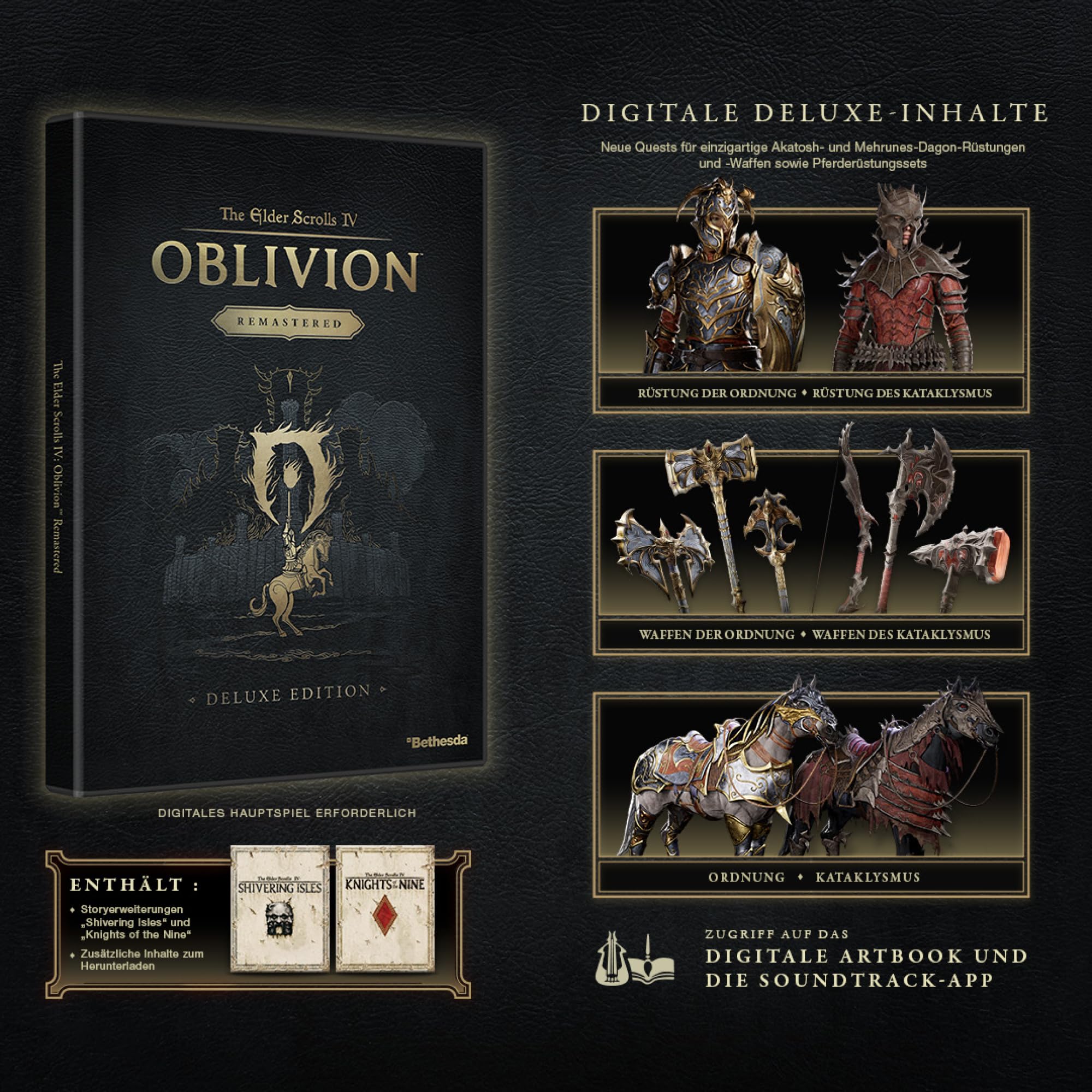 The Elder Scrolls IV: Oblivion Remastered Xbox Deluxe Edition | Digitaler Download erforderlich