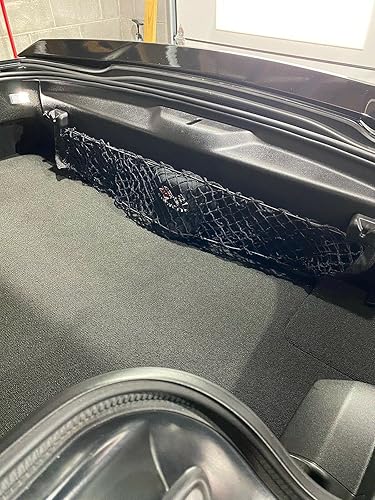 Miniatura 7 de Red de carga organizadora de maletero trasero para Chevrolet C7 Corvette 2014-2019  Red de carga estilo sobre solo para cupé  Organizador de