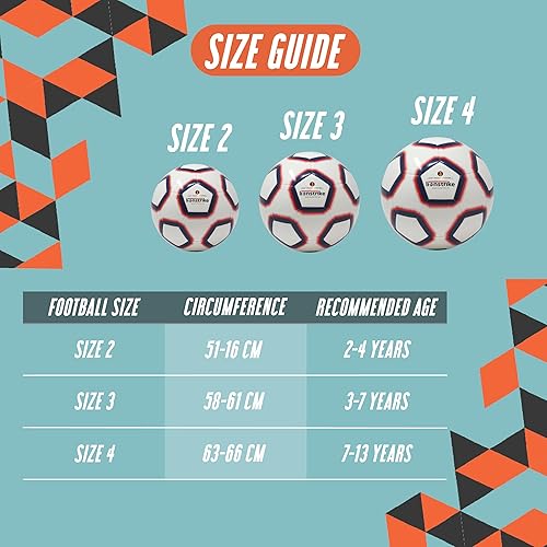 Miniatura 7 de Balón de fútbol Lite  Talla 2  Talla 3  Talla 4 para niños, niñas, niños de 2 a 13 años  Equipo de fútbol ideal para entrenamiento en interiores y