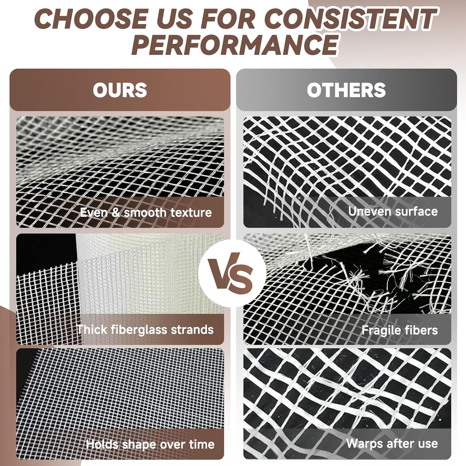 3.3x328ft Fiberglass Mesh Roll, 160g/m² White Stucco Mesh for Concrete. Enhanced Strength & Stability for wall Crack Repair, Interior/Exterior Construction, and Ceilings Seam Reinforcement.