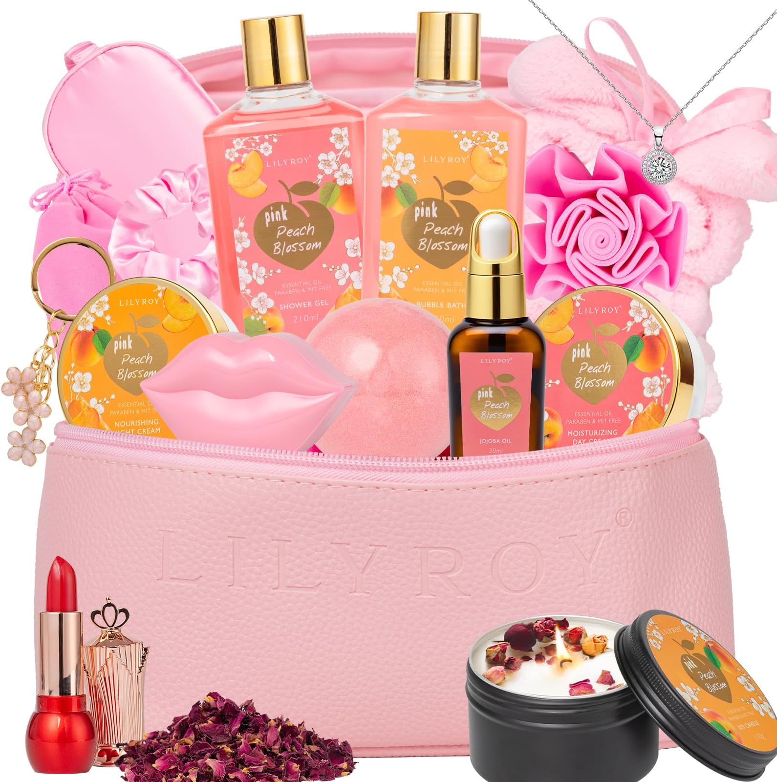 Mothers Day Gifts for Mom, Gifts for Women, Bath Sets for Women Gift - 20Piece Bath and Body Gift Bath Set for Woman, Spa Gift Sets | Spa Kit, Valentines Day, Christmas, Birthday Present for Her