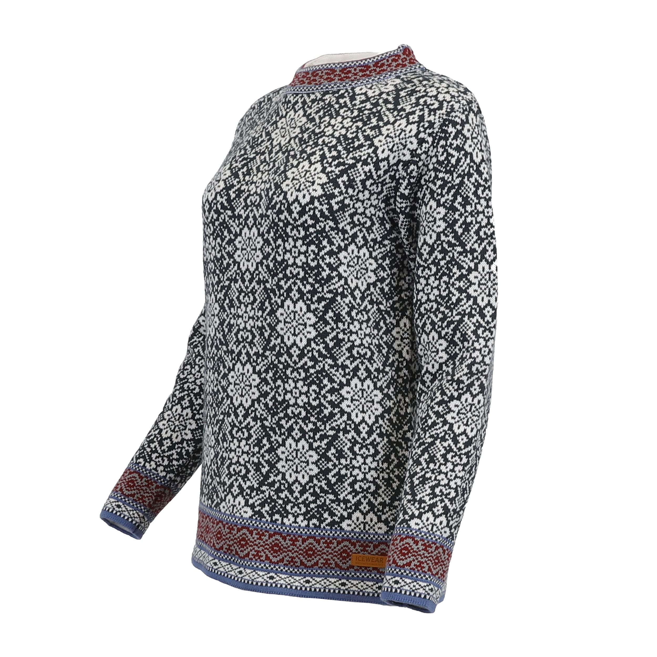 ICEWEAR Guðrún nordischer Damenpullover aus Baumwolle