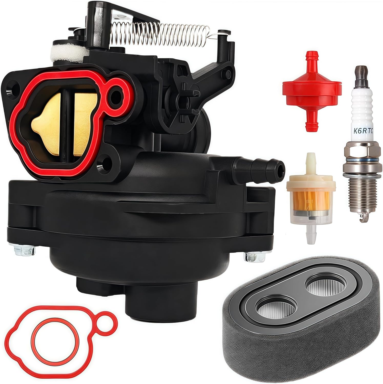Toro Recycler 22 Carburetor Kit - 20339 Parts - Comprehensive Tune Up for 21465 & 7.25 163cc