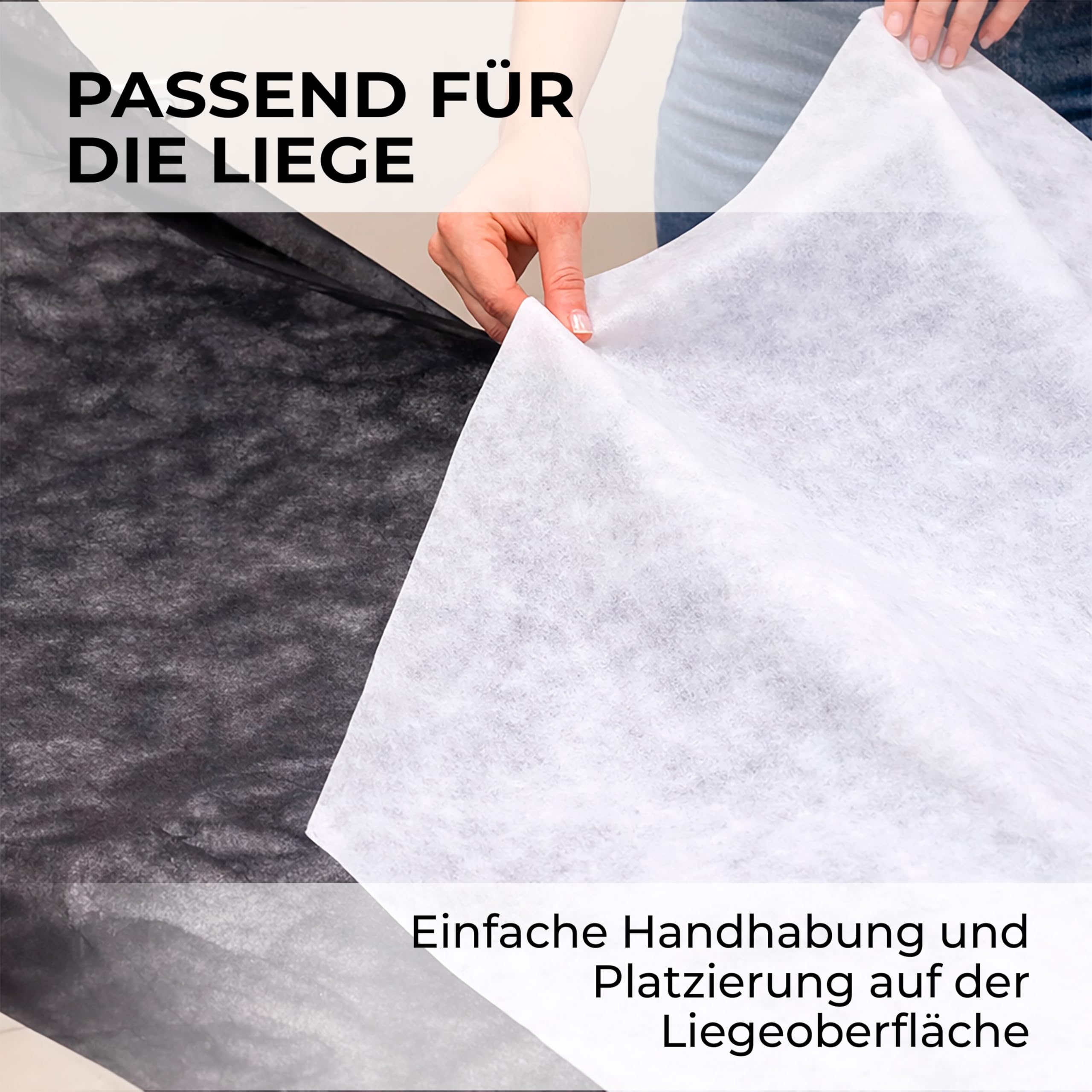 Ärztekrepp 1-lagig (59 cm x 70 m) 6 Papierrollen Grüne Farbe | Liegenabdeckung – Ärztekrepp