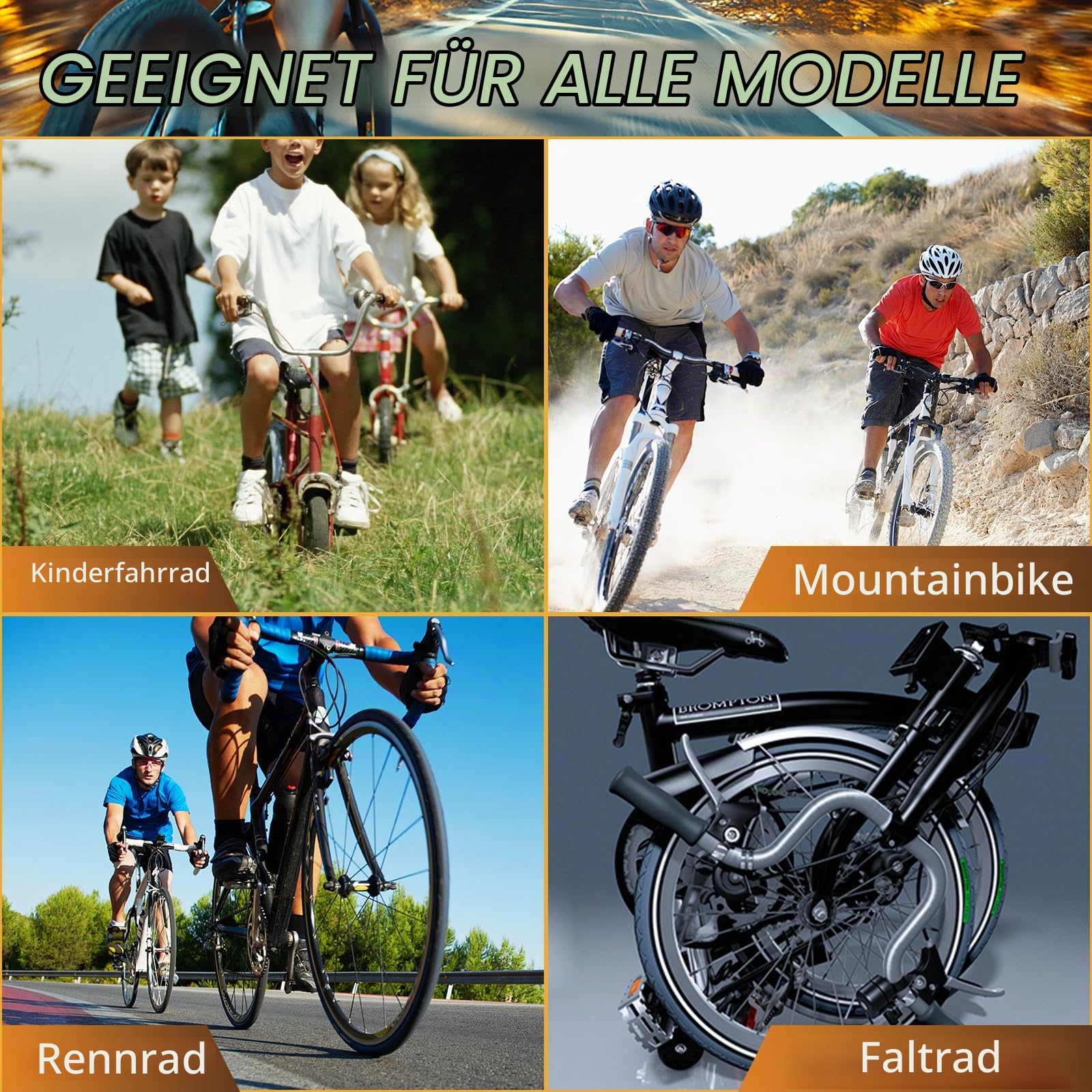 Fahrradständer, Wandhalterung für Garagenfahrradständer, 6 Fahrradständer und 6 Helmhaken, Max. Tragkraft 270 kg, 160 cm