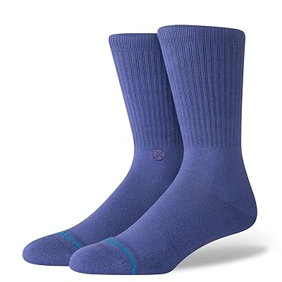Stance Icon Crew Cut Socks Shoes Indigo2
