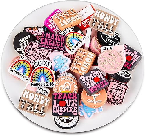 Miniatura 9 de Zeyune 40 cuentas focales de silicona para bolígrafos, cuentas de silicona coloridas para hacer llaveros, bricolaje, regalo, collar, pulsera,