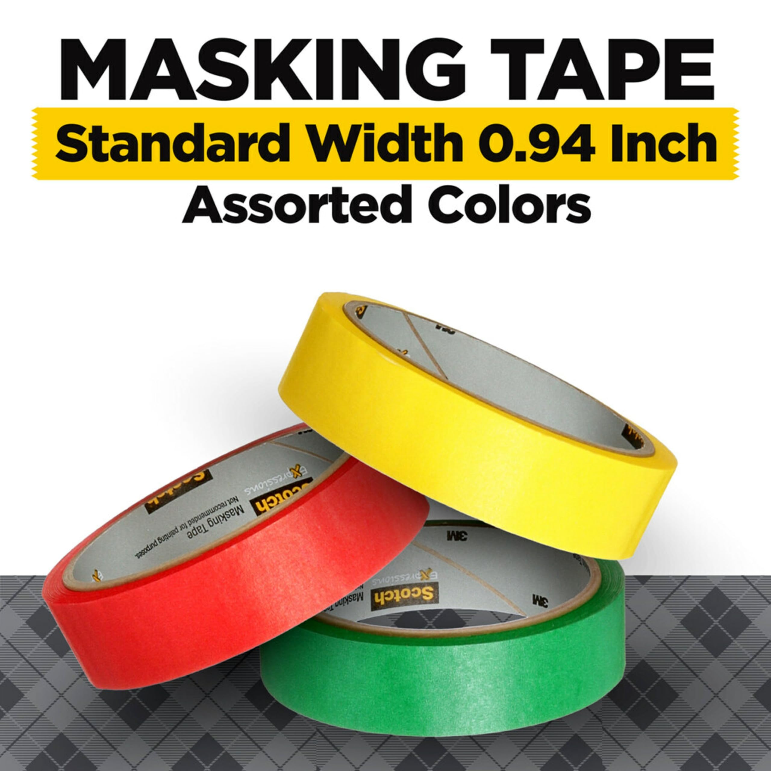 Amazon.com: Scotch Expressions Masking Tape, .94 in x 20 yd, 3