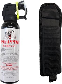Rangs Japan Bear Attack Bear Attack Spray Traditional Specifications Standard Model Up to 16.2 ft 7 m - 26.2 ft 7 - 8 m | Spray 5 - 7 seconds, EPA Certified, SDS Certified, Certified by multiple national public institutions, municipal government government and USA Forest Guard Officials, Made in USA, FrontierSMAN Bear Attack Guard Japanese instruction manual included