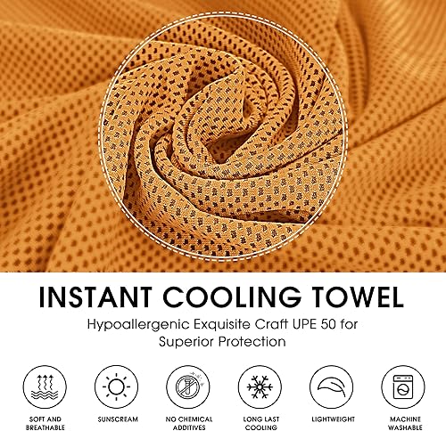 Miniatura 2 de 4Monster Toalla de enfriamiento para cuello y cara, toalla fría de microfibra para climas cálidos, toalla de hielo de secado rápido, trapos de