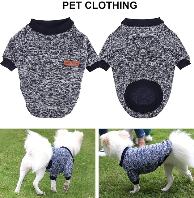 Foto 2 de 6 de HuaLiSiJi Jersey Perro Pequeño Sudaderas para Perros Jersey Chihuahua Jersey Gato