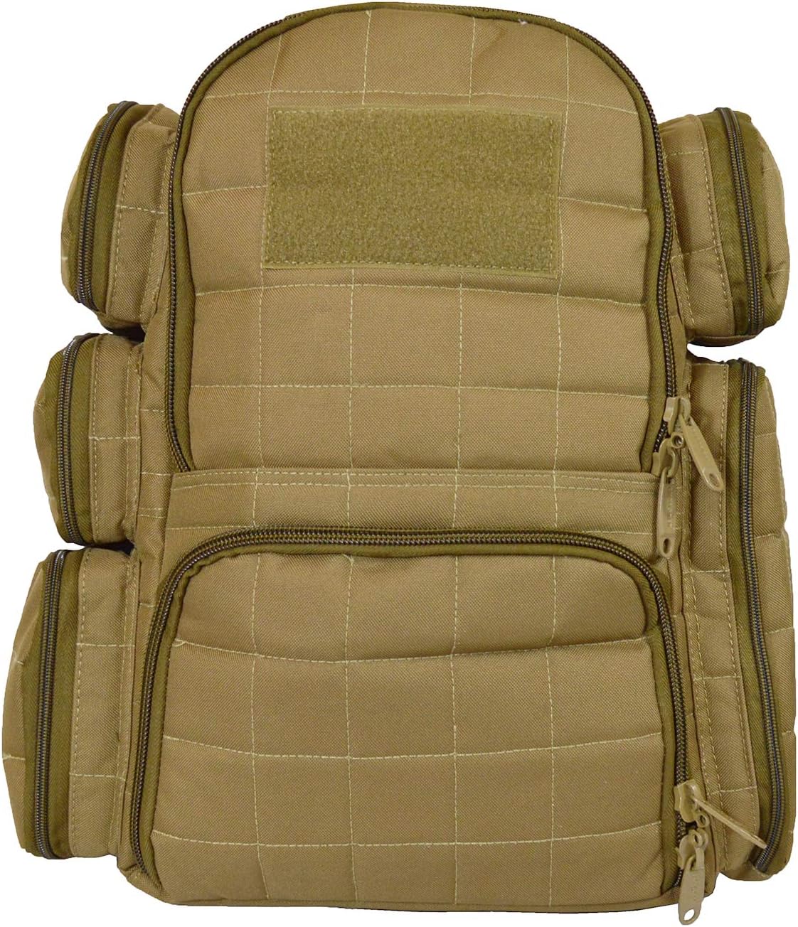 EXPLORERTactical Heavy Duty Range Backpack with Adjustable Compartments R4 Coyote Tan