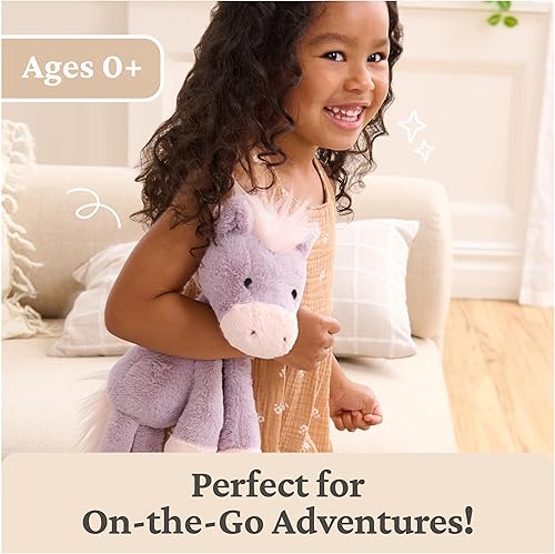 Miniatura 6 de GUND Amigos para llevar de peluche, juguete de caballo de peluche Penni Pony, caballo de juguete para edades de 1 año en adelante, lila, 15 pulgadas