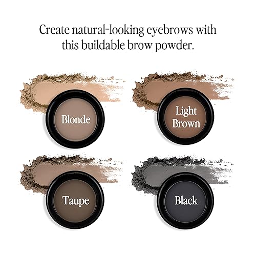 Miniatura 7 de Billion Dollar Brows Polvo de cejas para todo el día de color de cejas y fácil de quitar color gris pardo sin crueldad