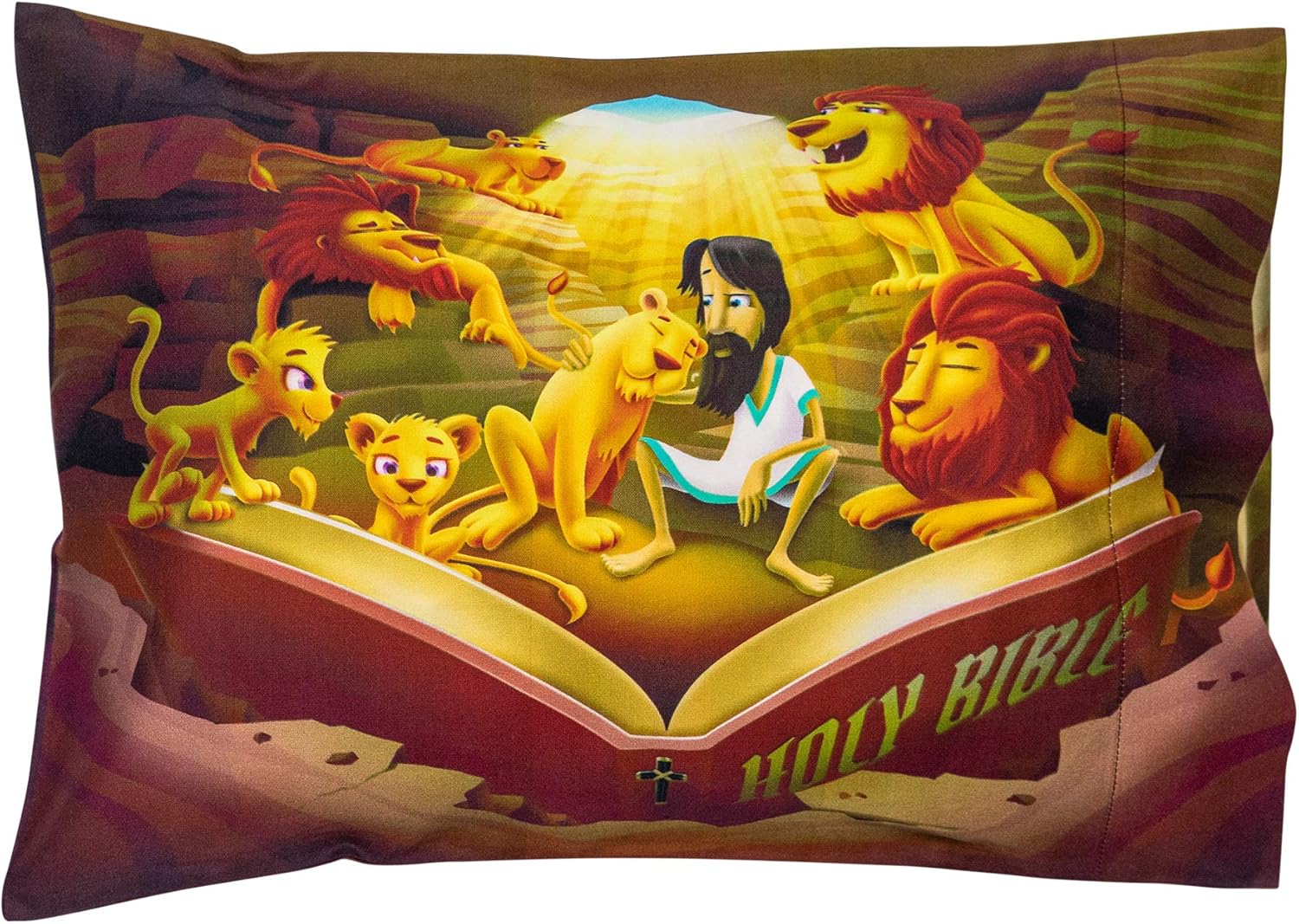 MyPillow Childrens Bible Story Pillow [Daniel and The Lion's Den]