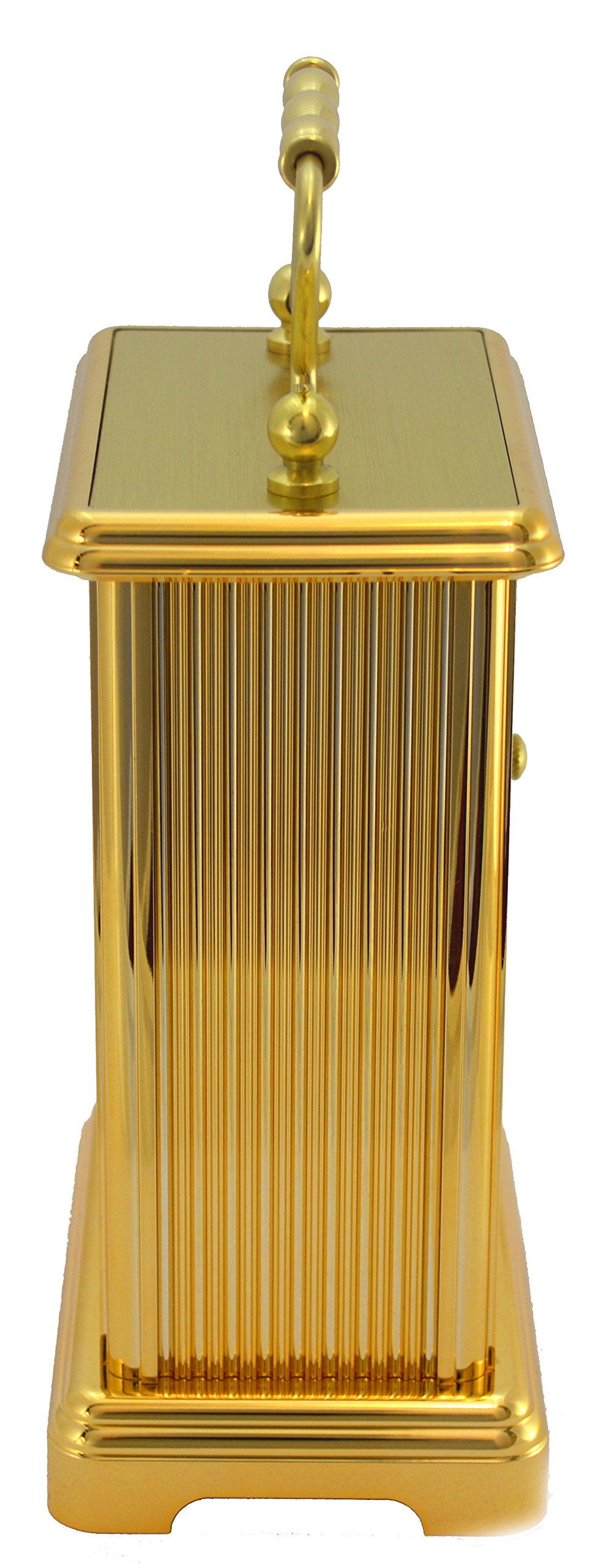 Gold Colour Two Tone Gilt Carriage Clock by Widdop