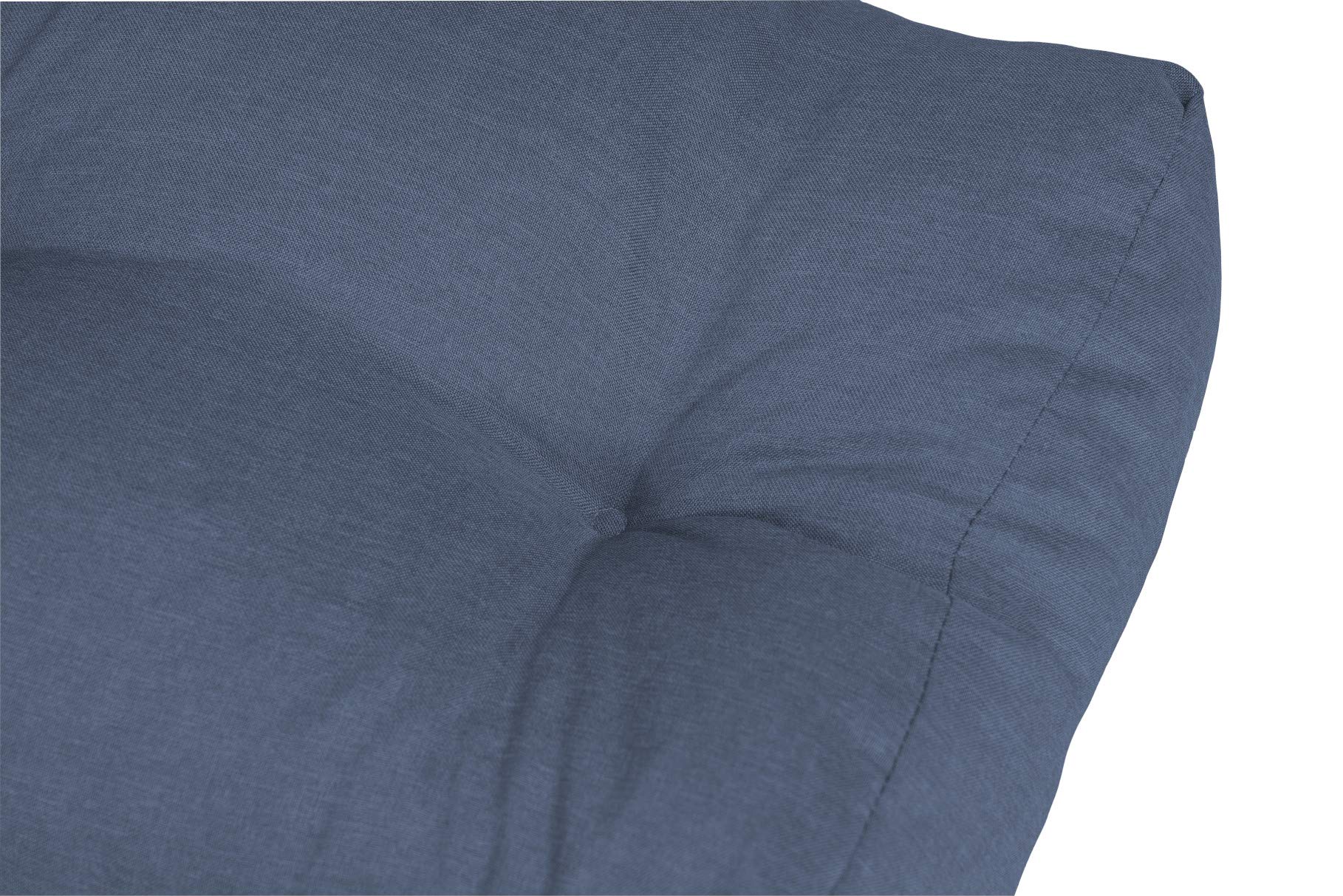 chilly pilley Coussin De Palette EU Flocons De Mousse pour Meublespalette Dossier De Canapé Coussin De Siège Coussin Latéral Ensemble Coussins Nombreuses (Coussins Latéraux 65 x 50 Bleu)