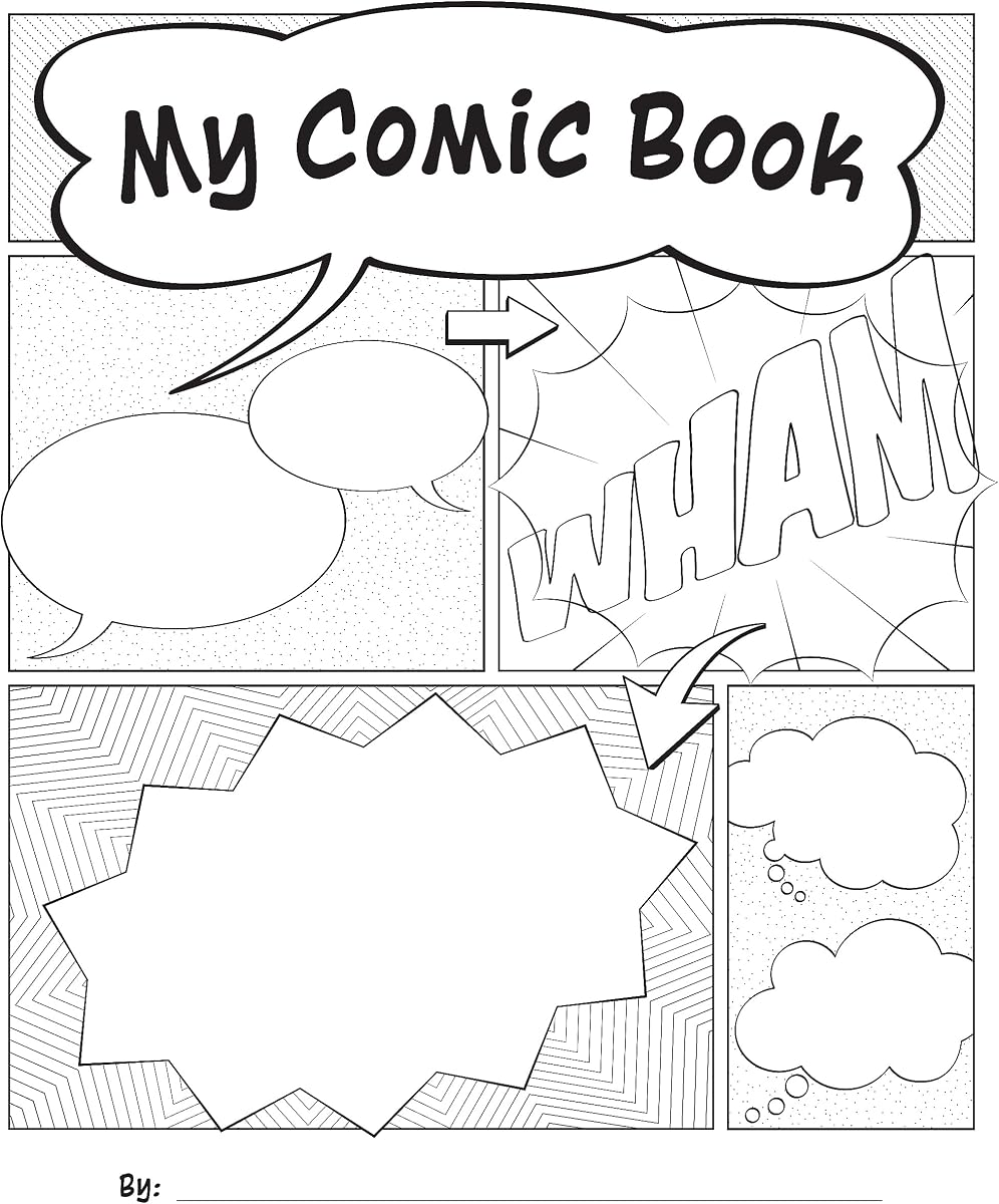 My Own Books(tm) Mi cómic, paquete de 10