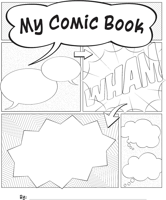 My Own Books(tm) Mi cómic, paquete de 10