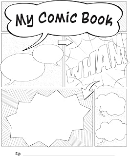 My Own Books(tm) Mi cómic, paquete de 10