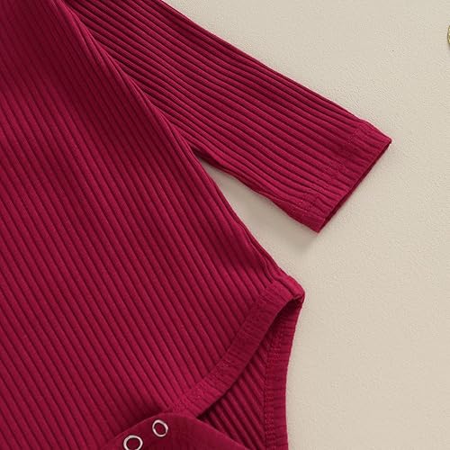 Miniatura 5 de Kuriozud Conjunto de pantalones acampanados para bebé recién nacida, con volantes, lindo conjunto de pantalones acampanados con diadema y ramitas