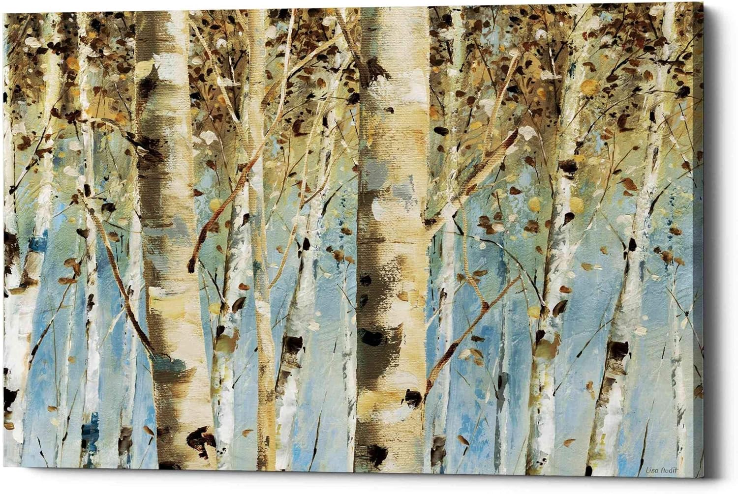 Epic Graffiti 'White Forest' by Lisa Audit, Canvas Wall Art, 18"x26"