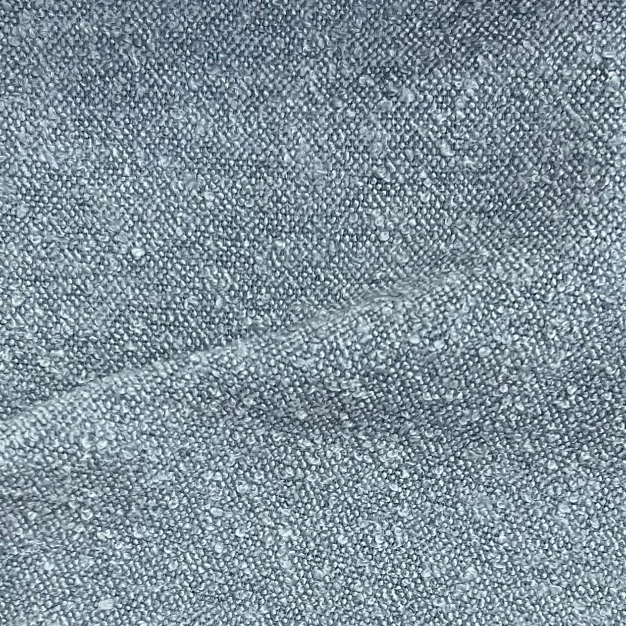 Luxe Bouclé Fabric Elegance for Premium Upholstery Sofas Cushion Covers Chairs Ottomans Exquisite Furniture Craft Window Treatments - Width 54 inch - Fabric by The Yard (Baby Blue)