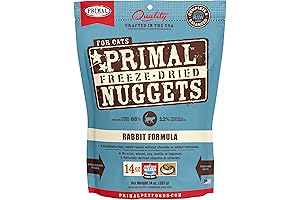 Primal Freeze Dried Cat Food Nuggets Rabbit