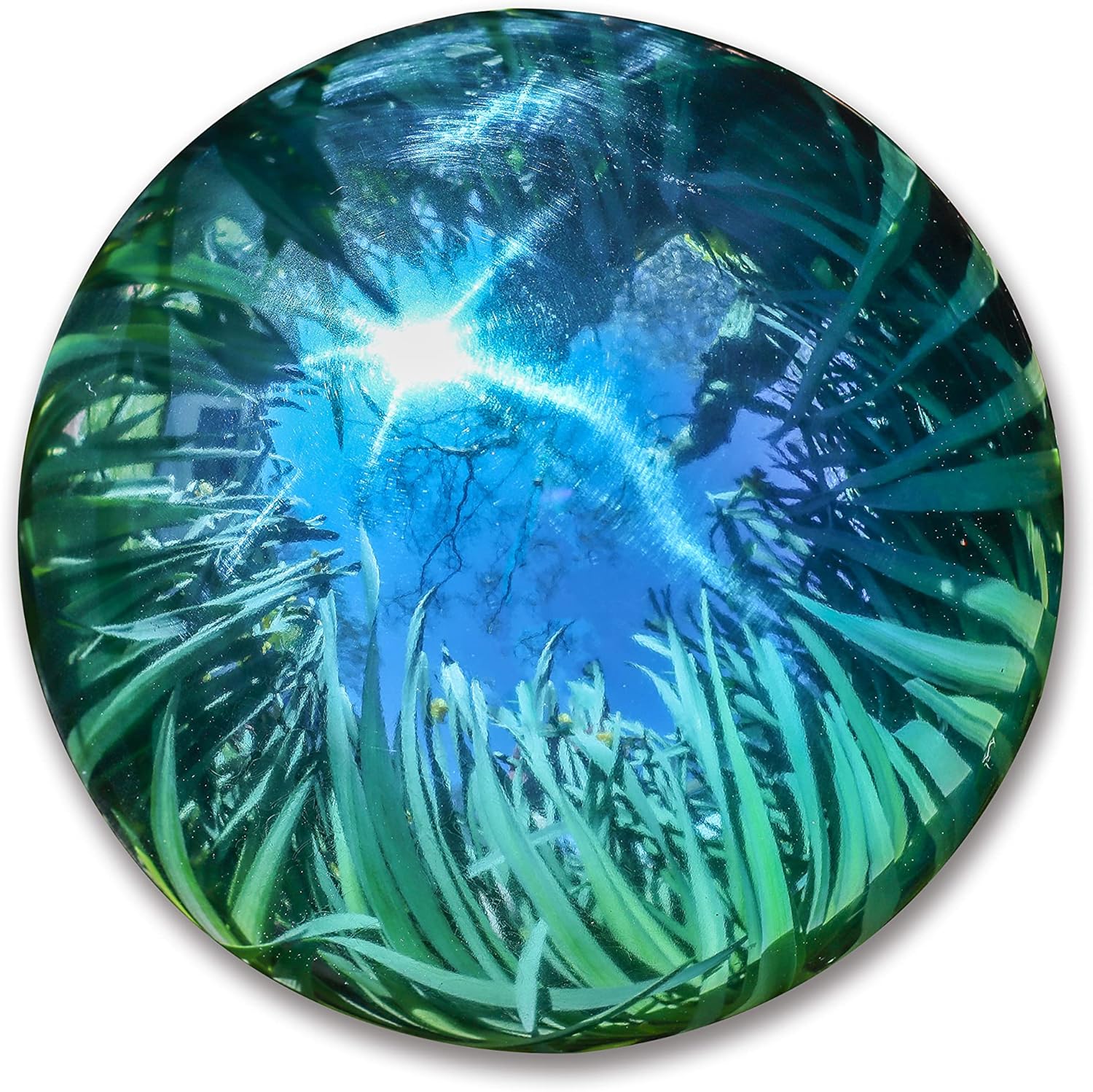 Trademark Innovations Gazing Mirror Ball - Stainless Steel (10", Rainbow)