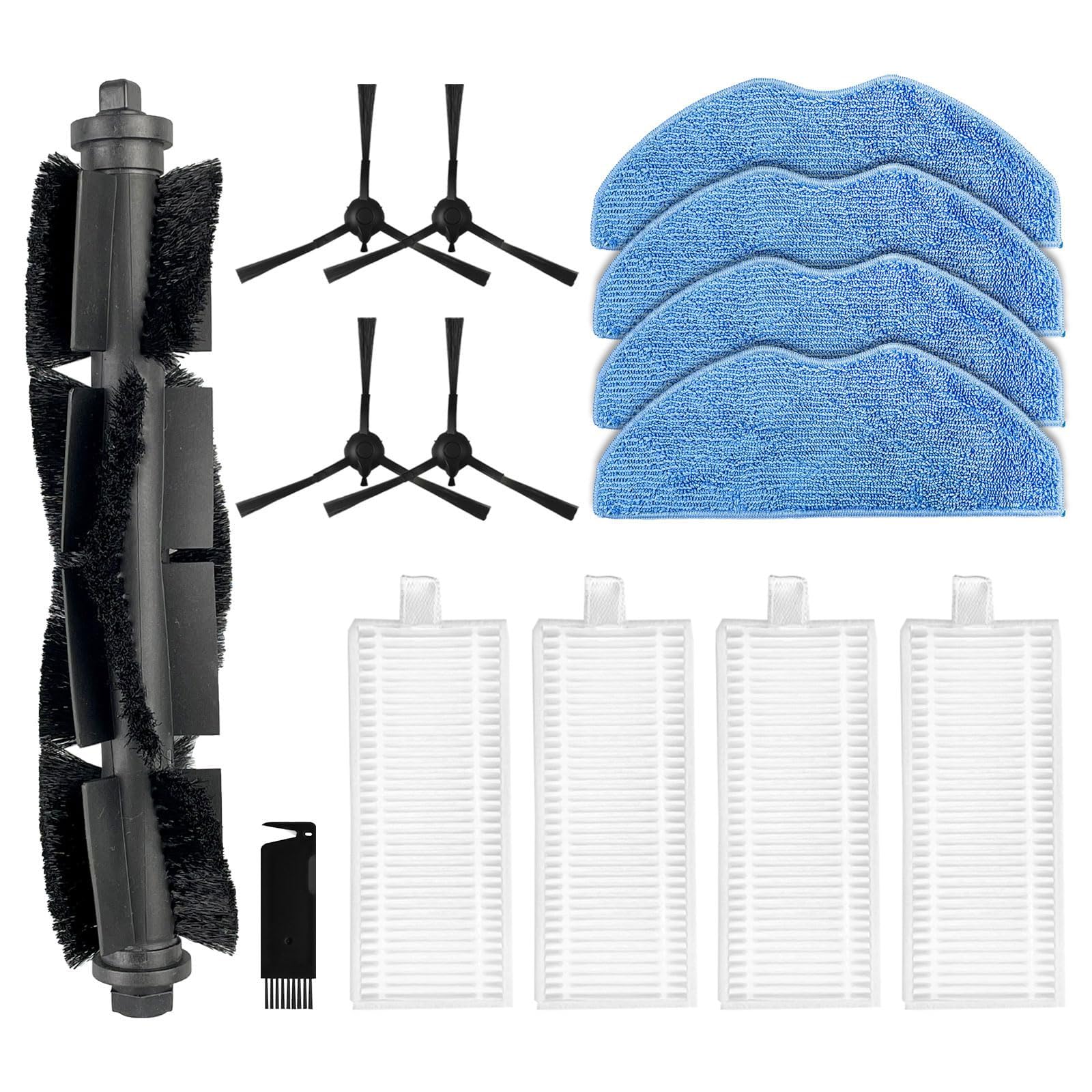 Kit Ricambio EZVIZ RE4 Plus / RE5 Plus: 26 Pezzi Con Spazzola, Filtri Hepa, Panni E Sacchetti
