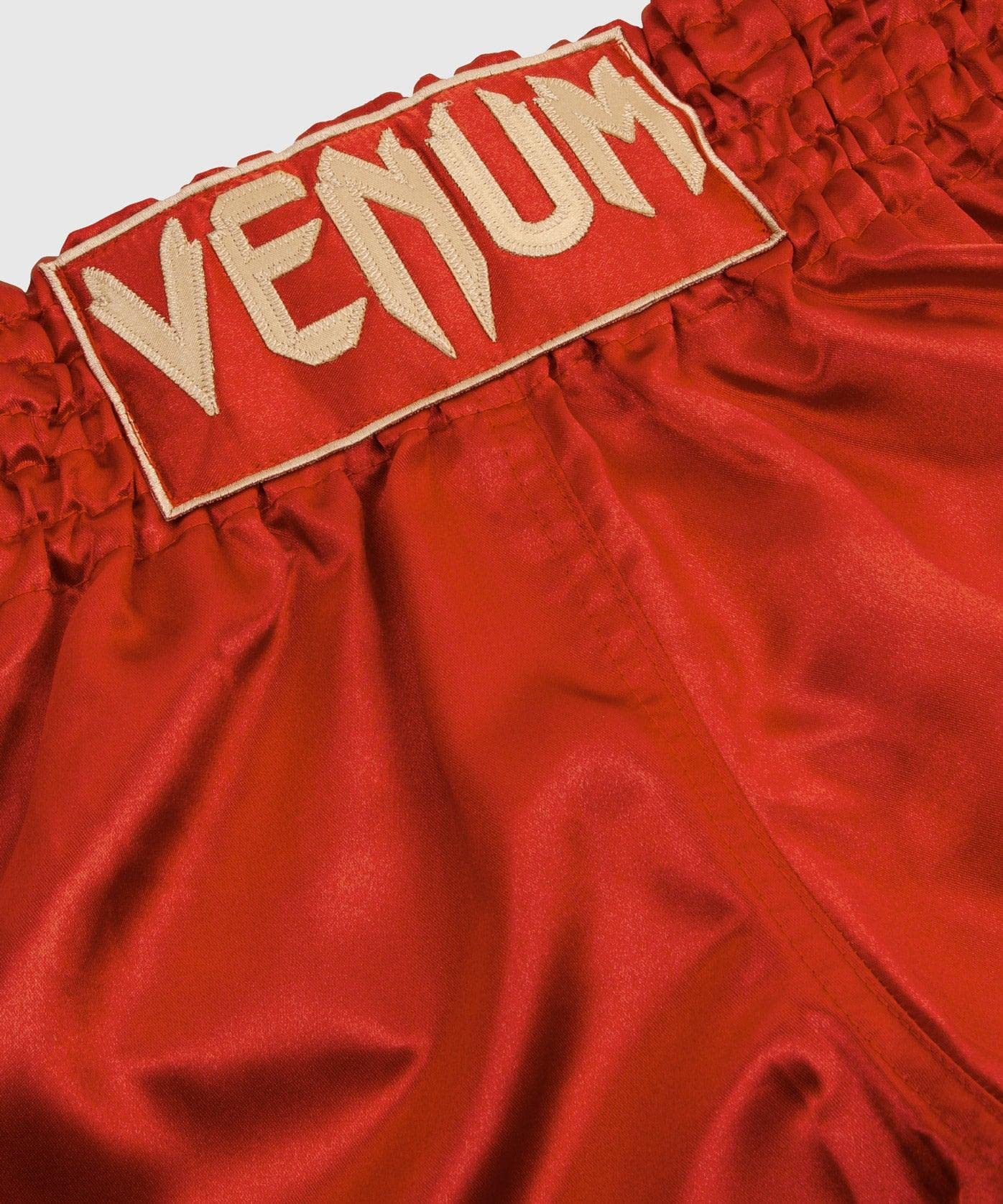 Venum, Classic Muay Thai Shorts, Men's, XL, Bordeaux/Gold - Image 3