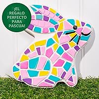 Vista 6 de Creative Roots Pinta tu propia piedra de jardín de conejo, kits de manualidades, kit de piedras para niños, cerámica para pintar, a partir de 6 años