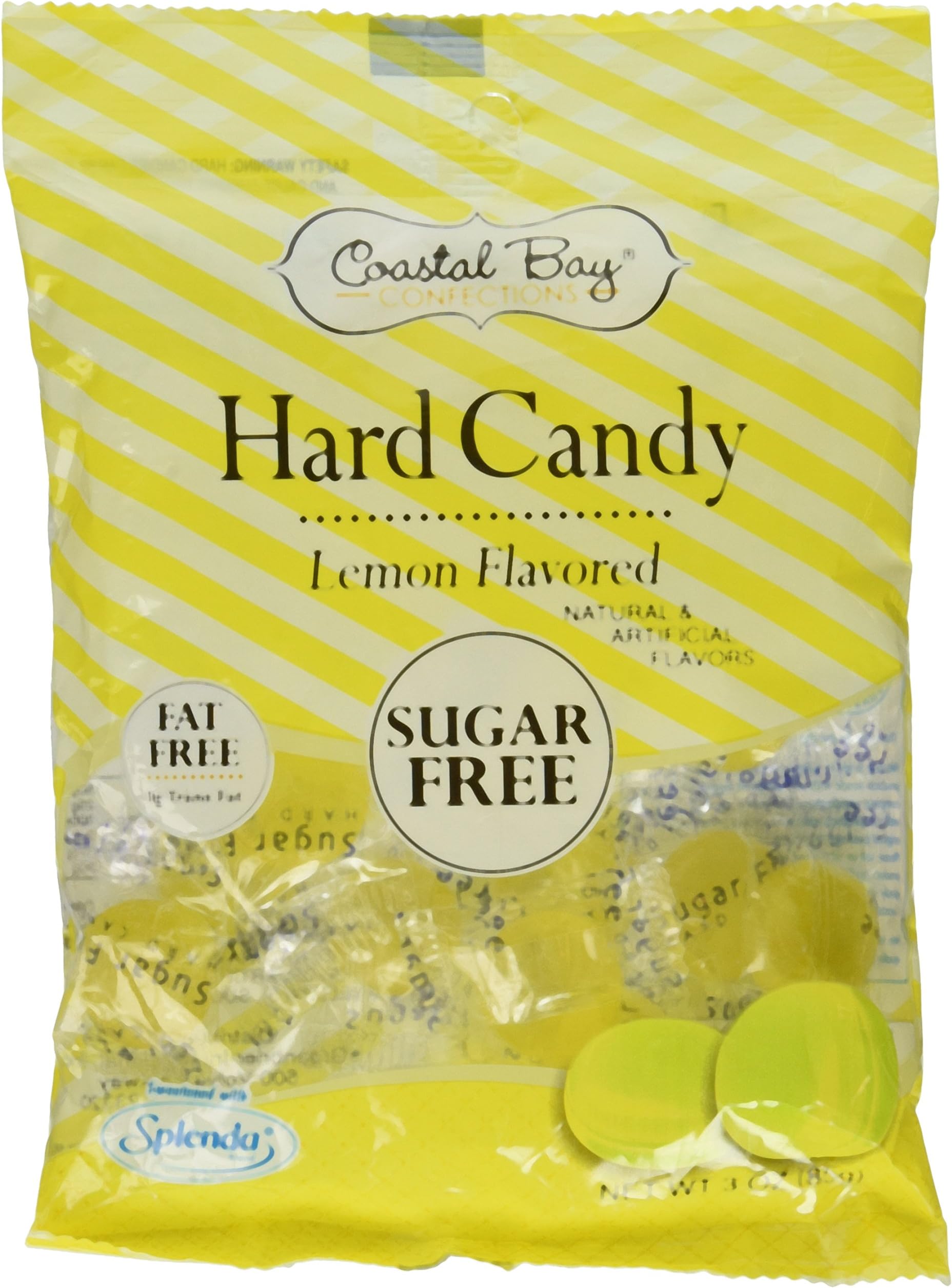 Coastal Bay Lemon Flavored Sugar Free Hard Candy
