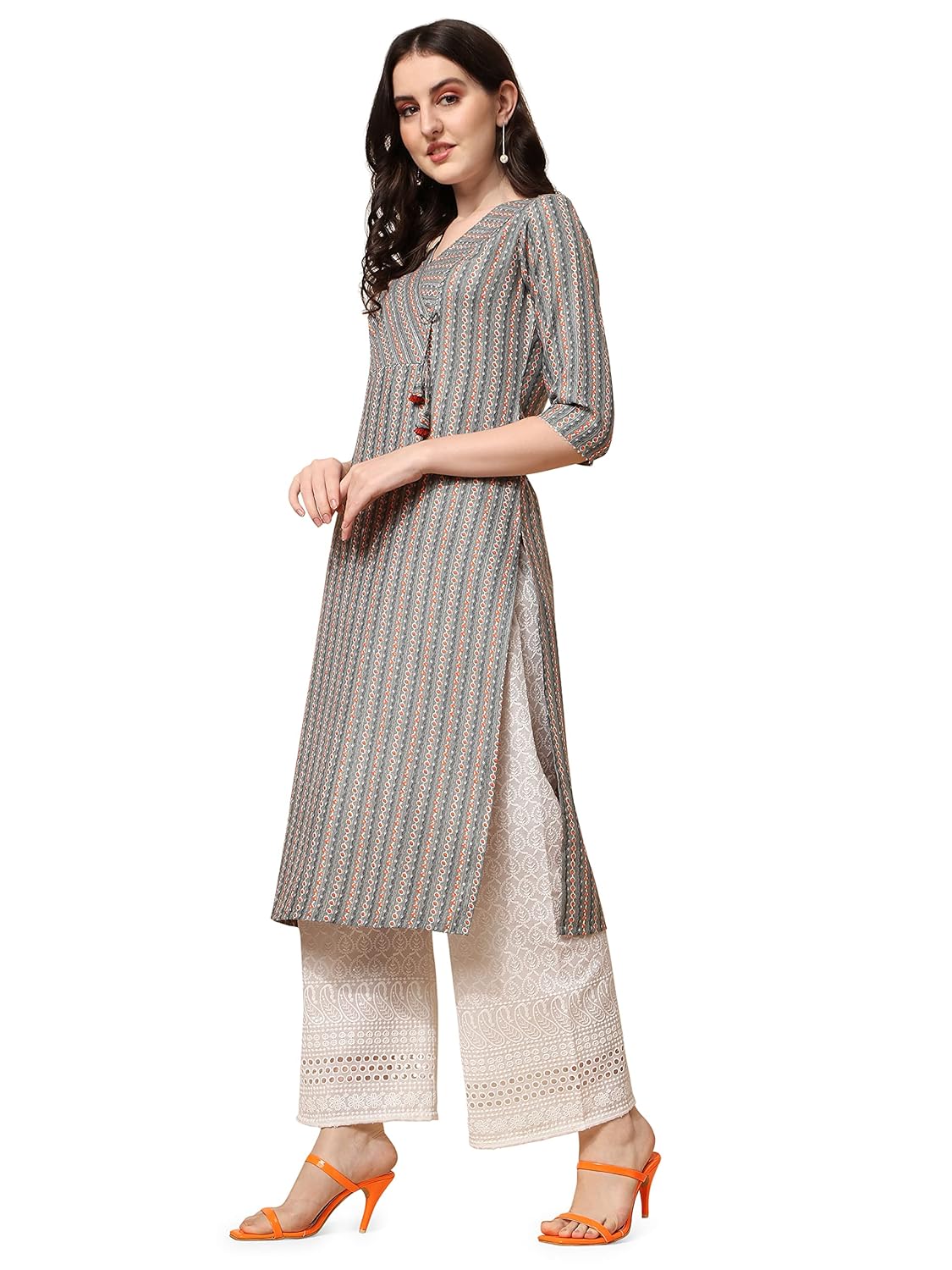 NAINVISH Regular Fit Kurtas For Women|Womens Kurta Kurti|Cotton Blend Kurti Kurta For Women 2 81C328DbFmL. SL1500