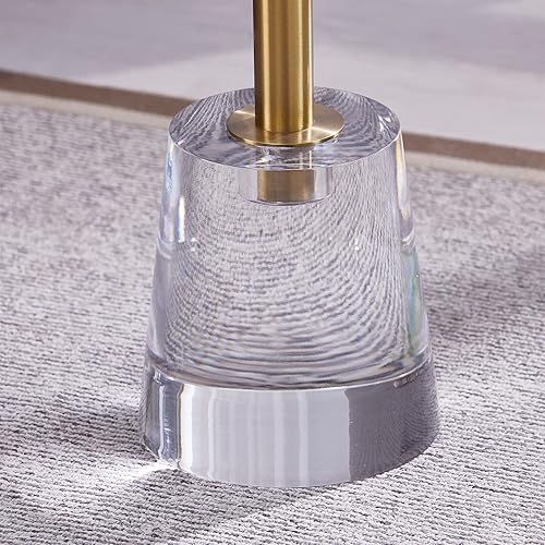 Miniatura 7 de LIKENOW Mesa auxiliar de acrílico para muebles, mesa auxiliar redonda pequeña transparente para sala de estar, dormitorio, oficina, mesita de noche